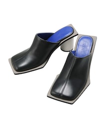 UN3D. | WIDE SQUARE MULE(パンプス)