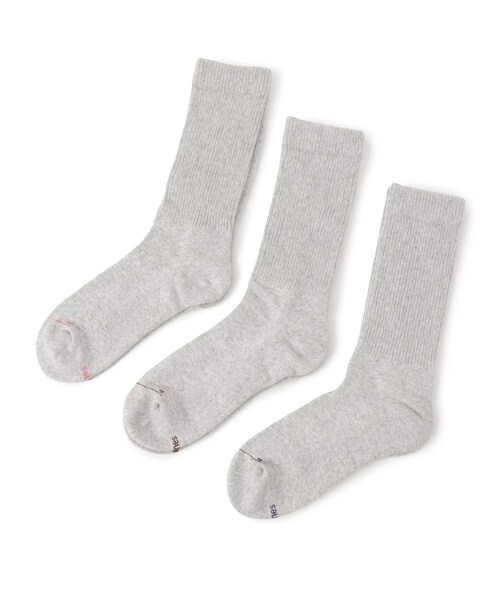 ROPE' PICNIC(ロペピクニック)の「【一部店舗限定】【Hanes x DODO JEAN】フルレングスソックス3P(ソックス/靴下・レディース・ブラック/チャコール/ホワイト・S)」の14枚目の写真