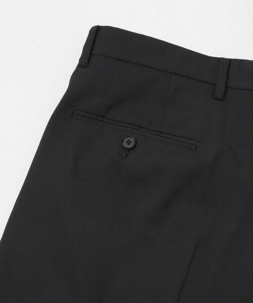 URBAN RESEARCH(アーバンリサーチ)の「『別注』YLEVE×URBAN RESEARCH S120'S WOOL 3TACK PANTS(その他パンツ・メンズ・BLACK/BEIGE・3/4)」の10枚目の写真