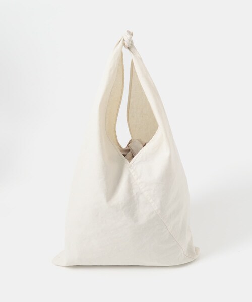 かぐれ（カグレ）の「MITTAN　大麻綿ウェザーWあずま袋 大（その他雑貨・レディース・白×生成/濃紺×黒・One）」の5枚目の写真