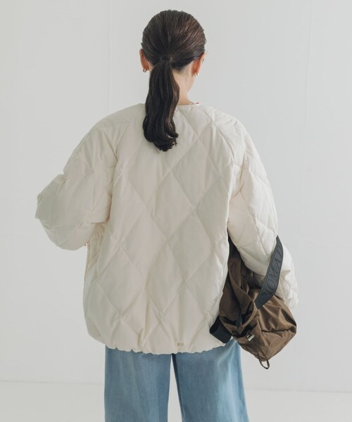 URBAN RESEARCH(アーバンリサーチ)の「コクーンキルティングダウン(その他アウター・レディース・OFF WHITE/BROWN/BLACK・S/Free)」の15枚目の写真