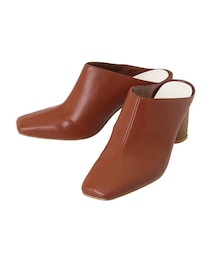 MERCURYDUO | 変形チャンキーヒールサボサンダル(サンダル)