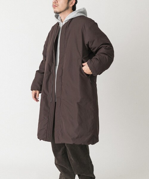 EKAL（エカル）の「『UR TECH』インサレーションコート（その他アウター・メンズ・ダークブラウン/チャコール・M/L）」の2枚目の写真