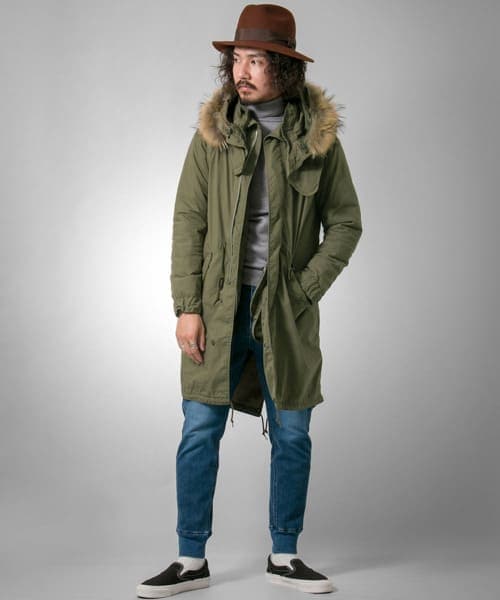 URBAN RESEARCH（アーバンリサーチ）の「ALPHA INDUSTRIES×URBAN RESEARCH iD　別注M65 PARKA（モッズコート・メンズ・KHAKI/BLACK・XS/S/M/L）」の7枚目の写真