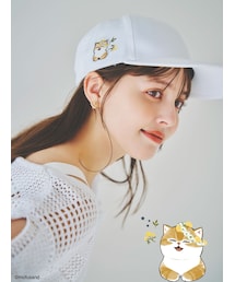 【mofusandコラボ】刺繍ワッペンCAP