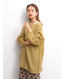 Ungrid | 透かし編みル－ズニット(ニット/セーター)
