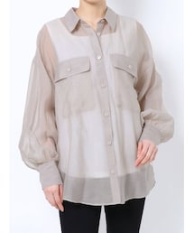 LAGUNAMOON | オーバーシアーシャツ(シャツ/ブラウス)