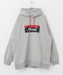 EKAL | NANGA　ECO HYBRID BOX LOGO SWEAT HOODIE(スウェット)