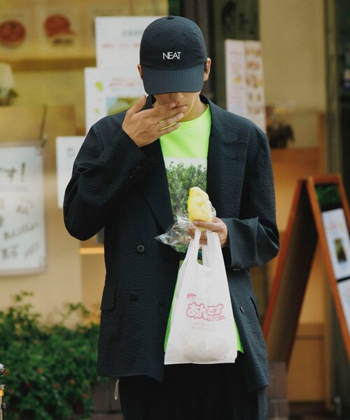 URBAN RESEARCH（アーバンリサーチ）の「『別注』NEAT×URBS　DOT'S SEERSUCKER CAP（キャップ・メンズ・BLACK/BROWN・One）」の9枚目の写真