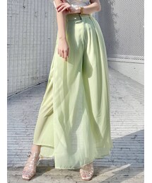 MERCURYDUO | シアースリットパンツ(その他パンツ)