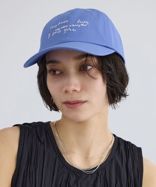 ADAM ET ROPE'（アダムエロペ）の「【LY（エルワイ）】Letter cap（キャップ・レディース・サックス/イエロー系・F）」の5枚目の写真