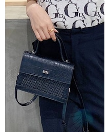 GYDA | 2WAYmix materialミニBAG(ハンドバッグ)