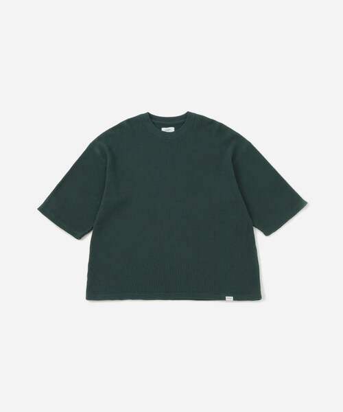 Saturdays NYC（サタデーズ ニューヨークシティ ）の「Waffle 1/2 Sleeve Tee（Tシャツ/カットソー・レディース・ライトグレー/ダークグリーン/ネイビー・L/M/S/XL）」の10枚目の写真