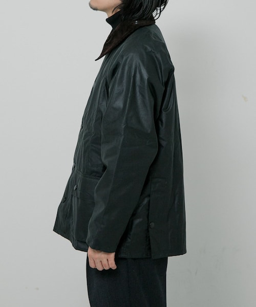 URBAN RESEARCH（アーバンリサーチ）の「bedale wax jacket（テーラードジャケット・メンズ・Sage/Black・36/38/40/42）」の13枚目の写真