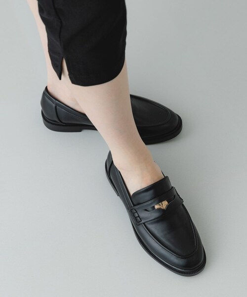 RODE SKO（ロデスコ）の「『WEB/一部店舗限定』コインローファー（ローファー・レディース・BLACK/BROWN/CAMEL/S/BLACK/E・36/37/38/39）」の16枚目の写真