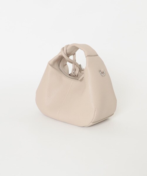 URBAN RESEARCH(アーバンリサーチ)の「GANNI Hobo Mini Grained(ハンドバッグ・レディース・W Pepper・0)」の4枚目の写真