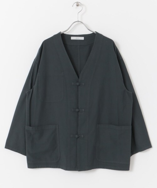 URBAN RESEARCH DOORS(アーバンリサーチドアーズ)の「ARCHI CHINOISERIE JACKET(テーラードジャケット・レディース・CHARCOAL/CHECK・S)」の1枚目の写真