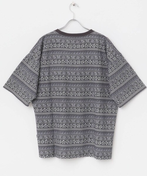 URBAN RESEARCH Sonny Label（アーバンリサーチサニーレーベル）の「MAGIC NUMBER　FLOWER BORDER T-SHIRTS（Tシャツ/カットソー・メンズ・BLACK/BLUE・M/L）」の8枚目の写真