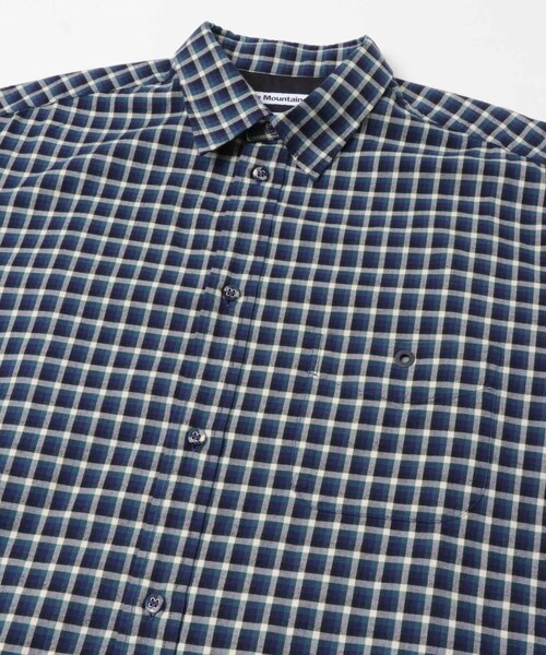 EKAL（エカル）の「WHITE MOUNTAINEERING　GUSSET SLEEVE ELT PKT SHIRTS（シャツ/ブラウス・メンズ・NAVY/BROWN・2/3）」の8枚目の写真