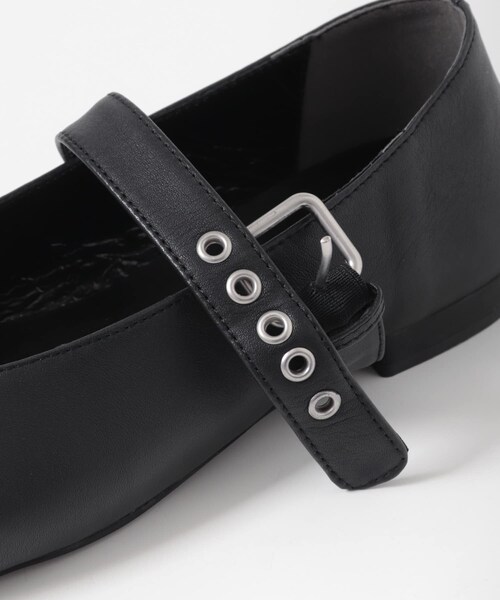 URBAN RESEARCH（アーバンリサーチ）の「レザーバレエシューズ（バレエシューズ・レディース・BLACK・23.5/24/24.5/25）」の13枚目の写真