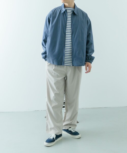ITEMS URBANRESEARCH(アイテムズ アーバンリサーチ)の「ナイロンシャンブレー ハリントンジャケット(テーラードジャケット・メンズ・BEG/P.BEG/BLU・M/L)」の10枚目の写真