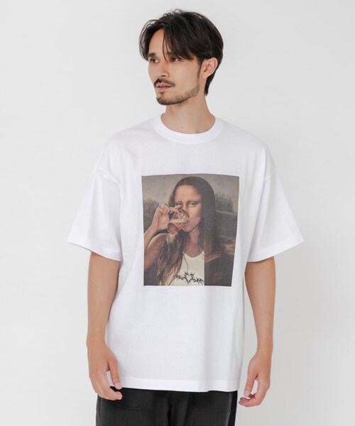 URBAN RESEARCH（アーバンリサーチ）の「LOVE LAGER LADY T-SHIRTS（Tシャツ/カットソー・メンズ・WHITE/BLACK・M/L/XL）」の5枚目の写真