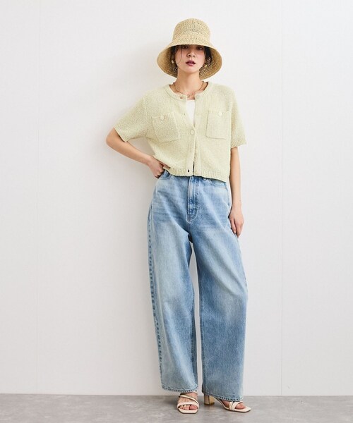 VIS（ビス）の「シンプル雑材ハット（ハット・レディース・ダークブラウン/ベージュ/ベージュ系・F）」の8枚目の写真