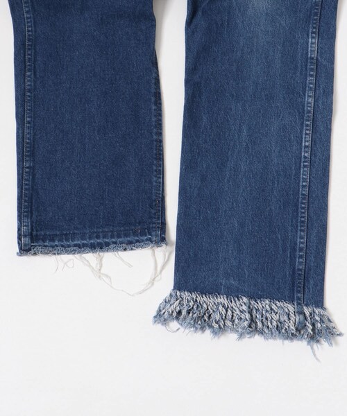 THE GOODLAND MARKET（ザグッドランドマーケット）の「77circa　fringe denim pants（デニムパンツ・レディース・Blue/Blue1・26/28/30/32）」の6枚目の写真