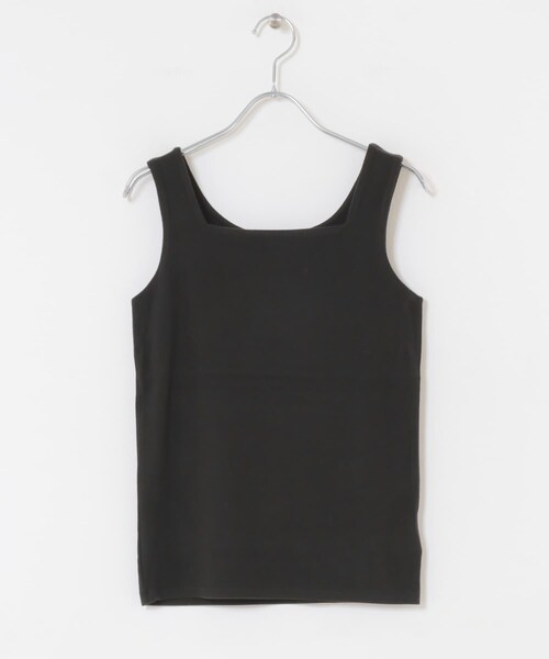 KBF（ケイビーエフ）の「ピーチスキン2WAYタンクトップ（タンクトップ・レディース・OFF/CHARCOAL/BLACK・One）」の15枚目の写真