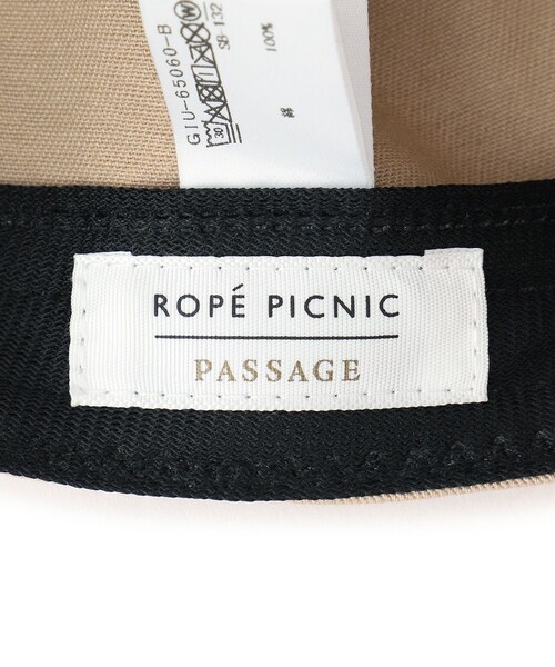 ROPE' PICNIC(ロペピクニック)の「ロゴキャップ(キャップ・レディース・ブラック/オフホワイト/ベージュ・F)」の12枚目の写真