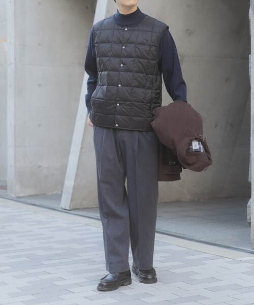 ITEMS URBANRESEARCH（アイテムズ アーバンリサーチ）の「TAION　CrewNeck Button Down Vest（その他アウター・メンズ・BLK/CHA/D.BROWN/KHK/NVY・M/L/XL）」の11枚目の写真