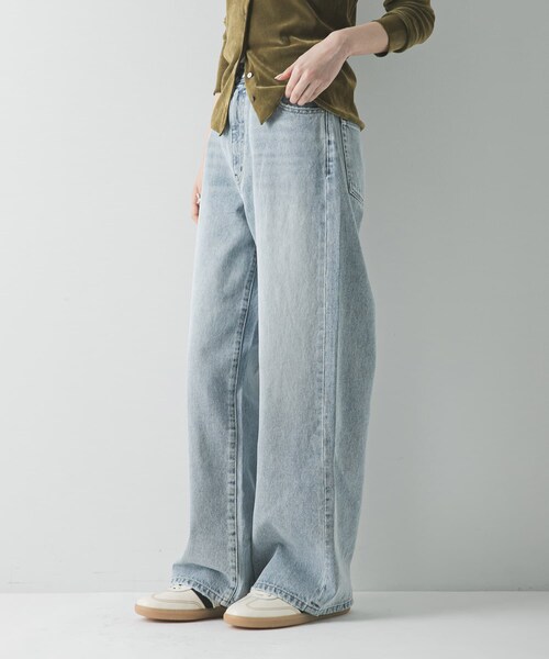 URBAN RESEARCH(アーバンリサーチ)の「『別注』PICCADILLY×URBAN RESEARCH デニムストレートパンツ(デニムパンツ・レディース・LT GRAY/LT INDIGO・36/38/40)」の17枚目の写真