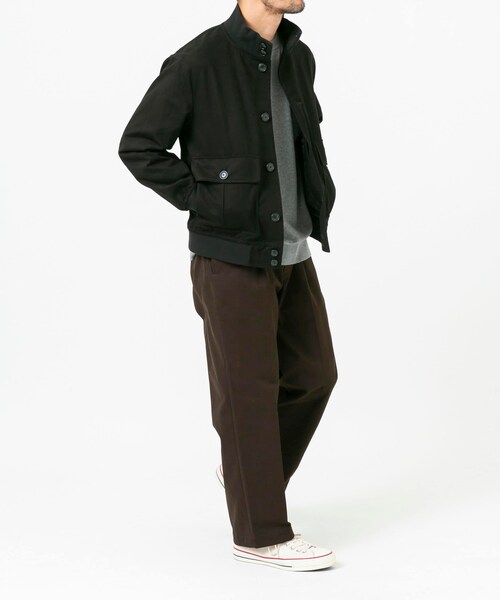 URBAN RESEARCH ROSSO（アーバンリサーチロッソ）の「『XLサイズあり』バルスターモールスキンブルゾン（ブルゾン・メンズ・BLACK/BEIGE/DARK BROWN・M/L/XL）」の20枚目の写真