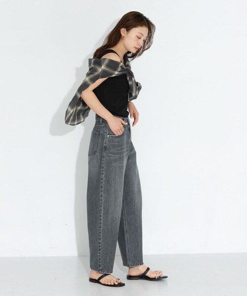 URBAN RESEARCH Sonny Label（アーバンリサーチサニーレーベル）の「フライス/ジャガードタンクトップ（タンクトップ・レディース・JQグレー/オフ/ブラック/JQブラック/レモンベージュ・FREE）」の17枚目の写真