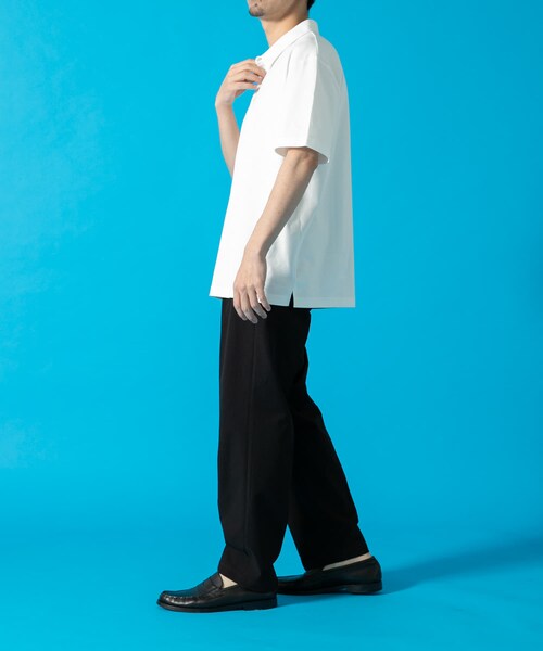 URBAN RESEARCH ROSSO（アーバンリサーチロッソ）の「『XLサイズあり』『UR TECH』防汚加工リラックス半袖ポロシャツ（ポロシャツ・メンズ・WHITE/BLACK/NAVY/LIGHT GRAY・S/M/L/XL）」の16枚目の写真