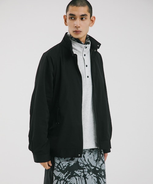 EKAL(エカル)の「SOLOTEXツイルスタンドジャケット(ブルゾン・メンズ・ネイビー/ブラック・M/L)」の1枚目の写真