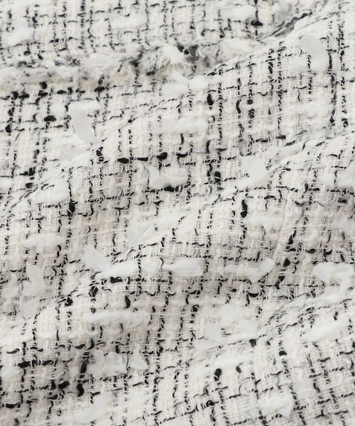 ROPE'（ロペ）の「【Masaco Teranishi（マサコテラニシ）】× moi salon et rope EXCLUSIVE EDITION TWEED GILET｜ジレ（ベスト・レディース・ホワイト系/サックス・F）」の12枚目の写真