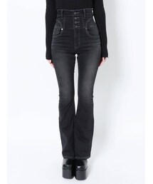 EMODA | スーパーハイウエストフレアパギンス(デニムパンツ)