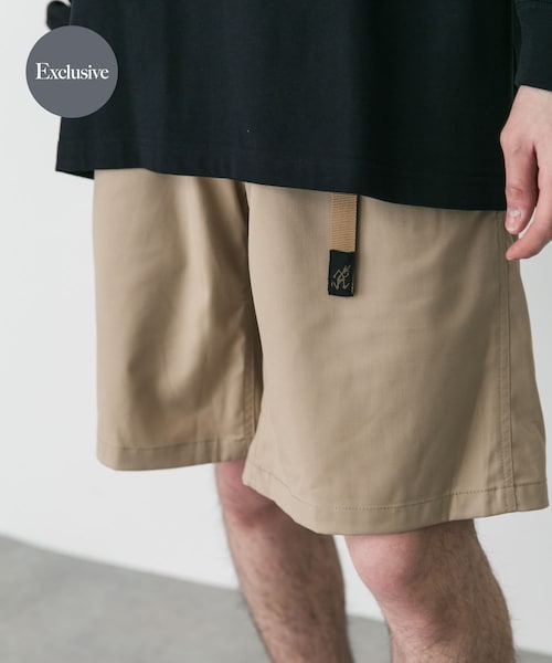 URBAN RESEARCH DOORS（アーバンリサーチドアーズ）の「『別注』GRAMICCI　Stretch Gabardine Short（その他パンツ・メンズ・CHARCOAL/BEIGE/NAVY/BLACK・S/M/L）」の3枚目の写真