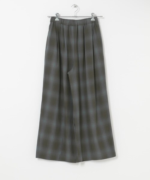 URBAN RESEARCH DOORS（アーバンリサーチドアーズ）の「FORK&SPOON　オンブレチェックパンツ（その他パンツ・レディース・BLU×BRN/BEG×KHK・1/2）」の4枚目の写真
