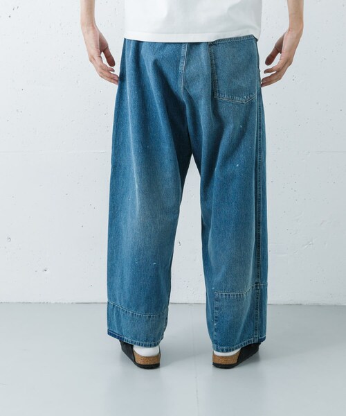 URBAN RESEARCH(アーバンリサーチ)の「PORTER CLASSIC BREAKFAST DENIM FATTY PANTS(デニムパンツ・メンズ・BLUE・2/3)」の3枚目の写真