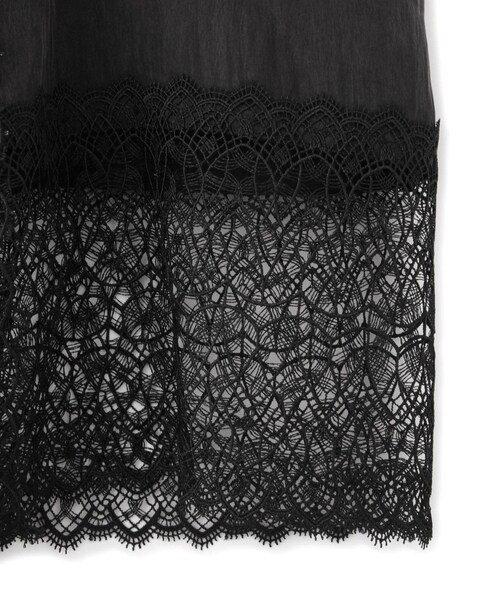 ADAM ET ROPE'（アダムエロペ）の「【サステナブル】レースワンピーススカート（スカート・レディース・ブラック/ホワイト・F）」の20枚目の写真