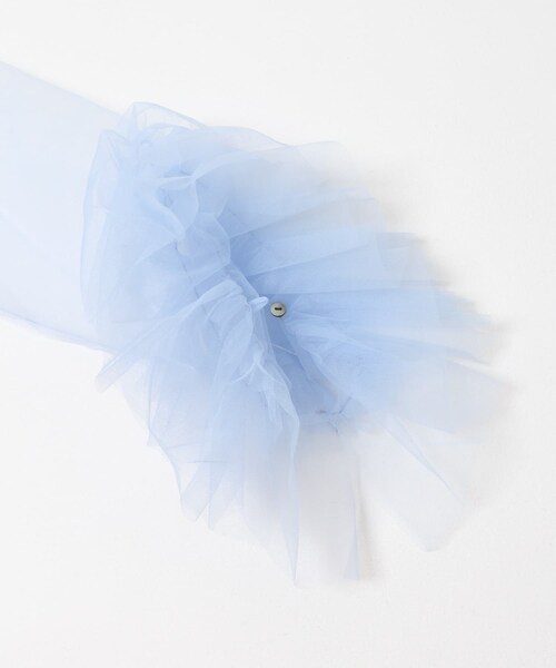 URBAN RESEARCH ROSSO（アーバンリサーチロッソ）の「BLOOMING TULLE DRESS（ワンピース・レディース・L.BLUE/OLIVE/BLACK・36/38）」の12枚目の写真