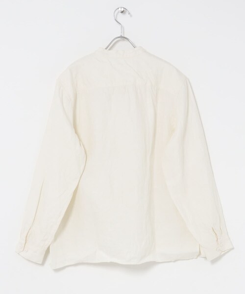 かぐれ（カグレ）の「MITTAN　和紙大麻シャツ（シャツ/ブラウス・レディース・白/墨黒・2）」の7枚目の写真