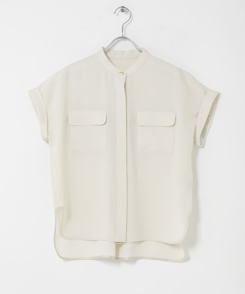 URBAN RESEARCH ROSSO（アーバンリサーチロッソ）の「クールタッチ吸水速乾ポケットフレアブラウス（シャツ/ブラウス・レディース・IVORY/D/NAVY・Free）」の16枚目の写真