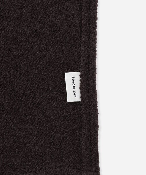 Saturdays NYC(サタデーズ ニューヨークシティ )の「Ryan Heavy Boucle Shirt(シャツ/ブラウス・レディース・ブラック/ブラウン・L/M/S/XL)」の21枚目の写真