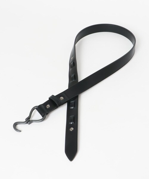 SENSE OF PLACE by URBAN RESEARCH(センスオブプレイスバイアーバンリサーチ)の「FLフックベルト30mm(ベルト・メンズ・BLK×BLK/BLK×SLV/BRN×SLV・one)」の6枚目の写真
