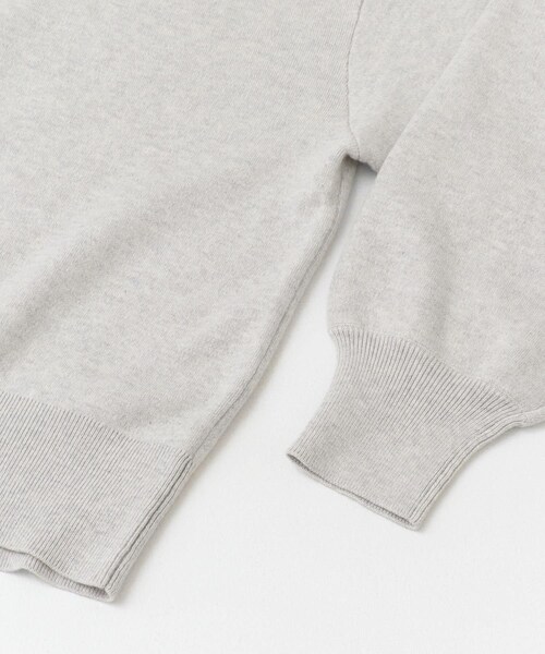 かぐれ（カグレ）の「『ユニセックス』コットンカシミヤスムースニットプルオーバー（ニット/セーター・レディース・GRAY/OATMEAL・1/2）」の13枚目の写真