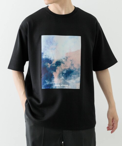 ITEMS URBANRESEARCH（アイテムズ アーバンリサーチ）の「Art Graphic ポンチTシャツ Dewy（Tシャツ/カットソー・メンズ・WHT/BLK・M/L）」の19枚目の写真