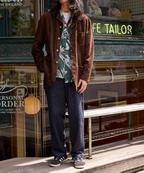 ADAM ET ROPE'(アダムエロペ)の「【ARDENNES/アルデンヌ】Filomena(カバーオール・メンズ・ダークブラウン/ベージュ・48/50/L/M)」の15枚目の写真